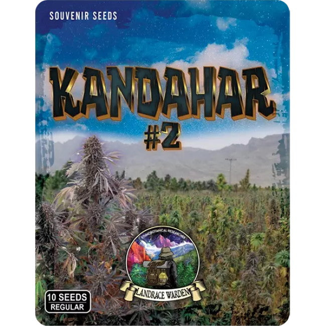 Landrace Warden Kandahar Arghandab #2 Regular Seeds seed packaging