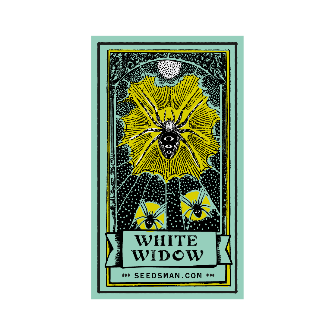 Seedsman White Widow Regular Seeds seed packaging