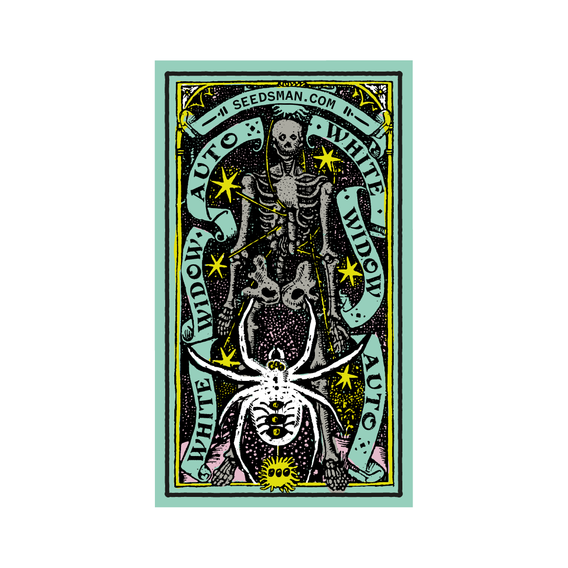 Seedsman White Widow Auto Feminised Seeds seed packaging