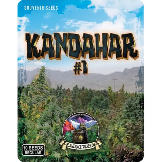 Landrace Warden Kandahar Arghandab #1 Regular Seeds seed packaging