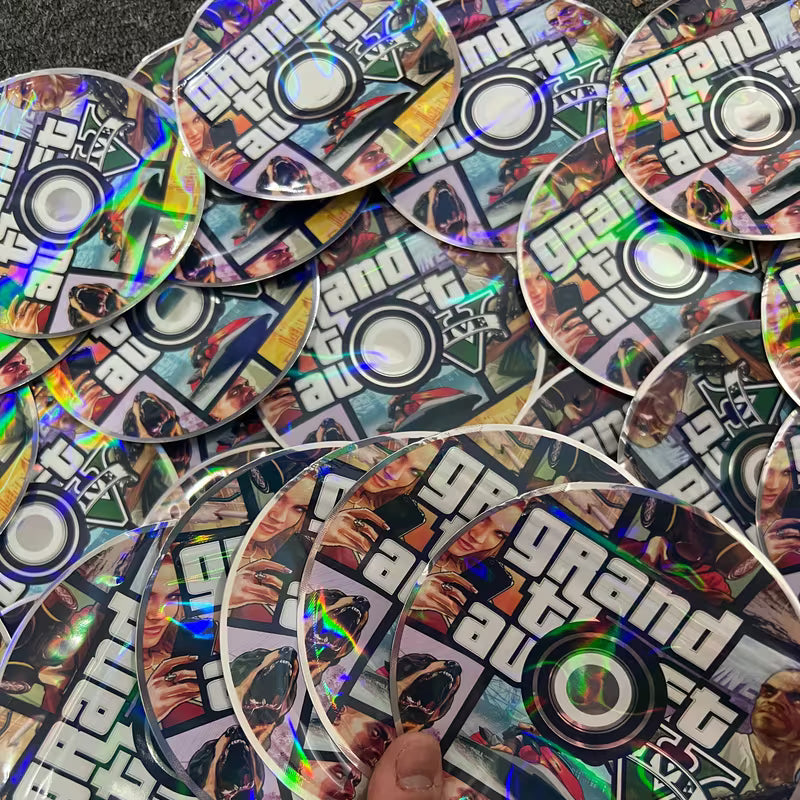 GTA-style reusable mixed-design Mylar zipper seed storage bags made from polyethylene film, supplied as a 100 pack for organised collectible seed storage